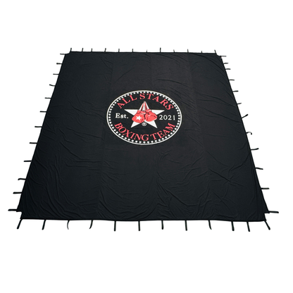Champion Grade ring canvas with Velcro strap fastening system — close-up detail