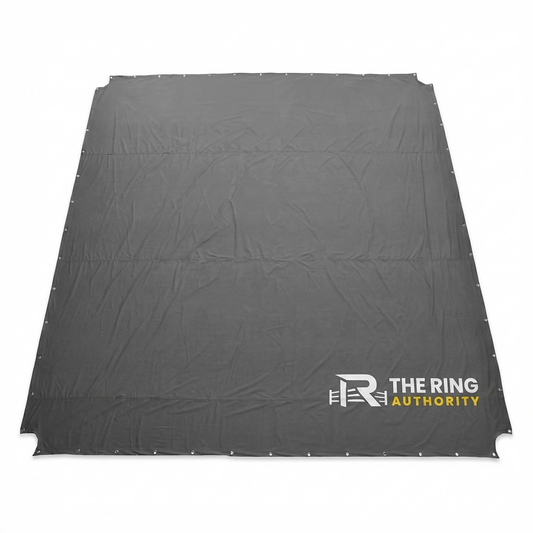 Boxing Ring Canvas Training Grade with custom logo branding by The Ring Authority